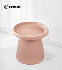 ArtissIn Coffee Table Round 52CM Plastic Pink