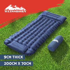 Weisshorn Self Inflating Mattress Camping Sleeping Mat Air Bed Single Pillow Bag