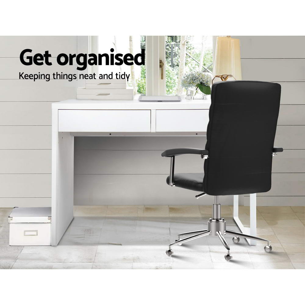 Artiss Computer Desk Drawer White 102CM