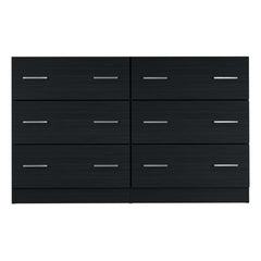 Artiss 6 Chest of Drawers - VEDA Black