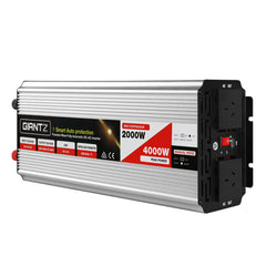 Giantz 2000W/4000W Pure Sine Wave Power Inverter 12V to 240V Camping Car Boat