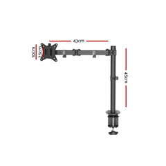 Artiss Monitor Stand Single Arm Desk Mount Computer LCD LED TV Holder Display