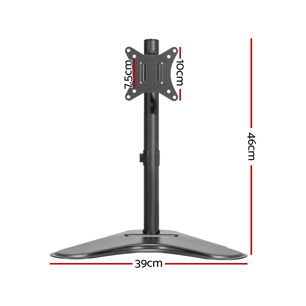 Artiss Monitor Stand Arm Desk Single HD LED TV Mount Bracket Holder Freestanding