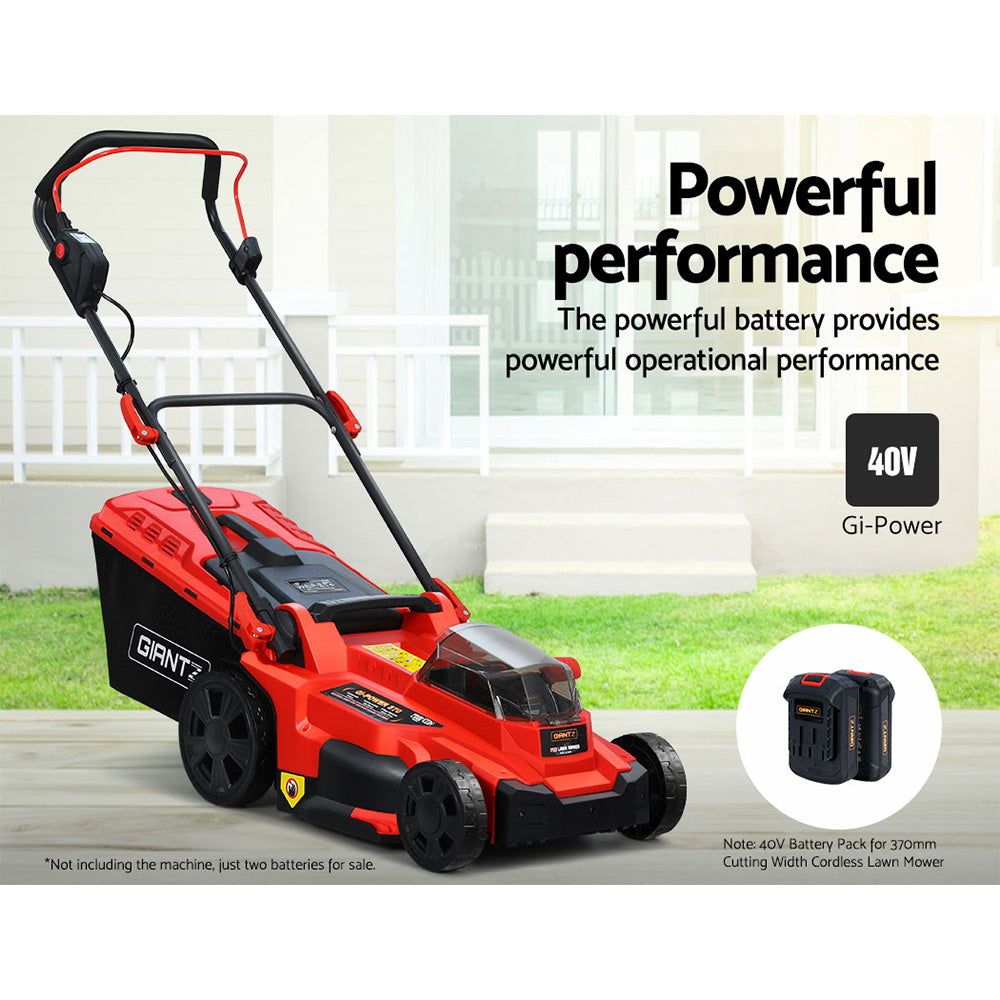 Giantz 40V Battery Only Batteries Lawn Mower Cordless Electric Lithium Powered