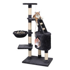 i.Pet Cat Tree Tower Scratching Post Scratcher Wood Condo House Bed Toys 120cm