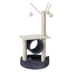 i.Pet Cat Tree Scratching Post 76cm Scratcher Tower Condo House Hanging toys