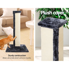 i.Pet Cat Tree Tower Scratching Post Scratcher Wood Condo House Trees Bed 92cm