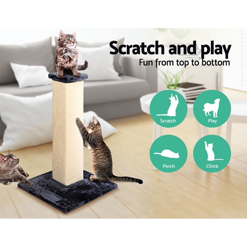 i.Pet Cat Tree Tower Scratching Post Scratcher Wood Condo House Trees Bed 92cm