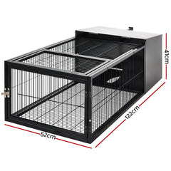 i.Pet Rabbit Cage Indoor Hutch Guinea Pig Ferret Pet Cages Bunny Carrier Outdoor