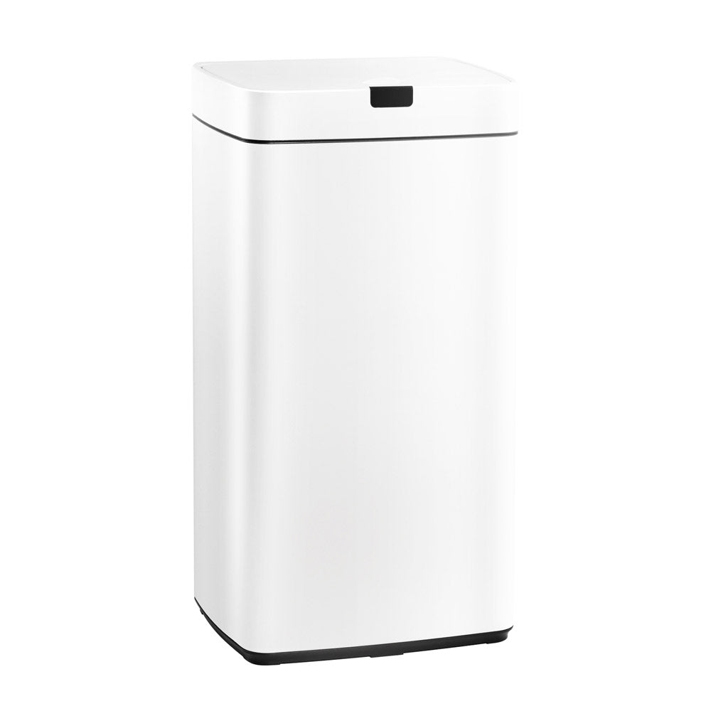 Devanti 45L Motion Sensor Bin Rubbish Automatic White