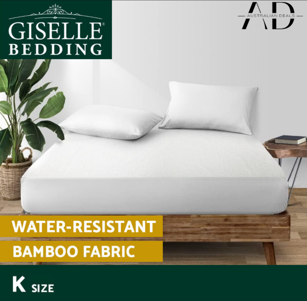 Giselle Bedding Mattress Protector King