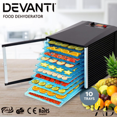 Devanti 10 Trays Food Dehydrator