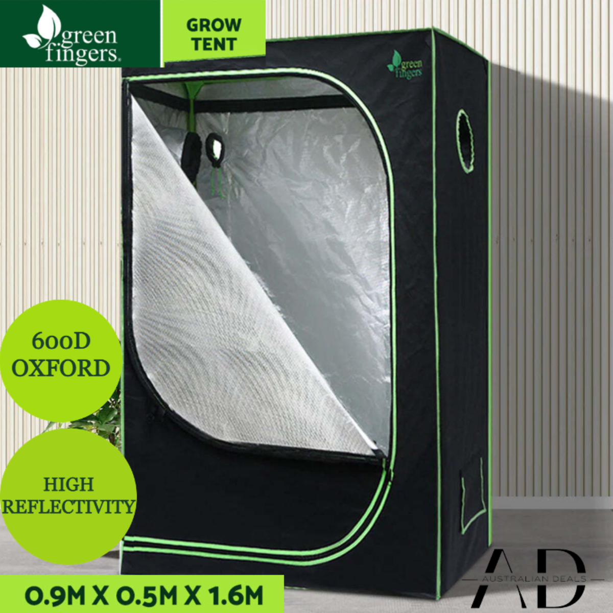 Greenfingers Grow Tent 90x50x160CM Hydroponics Kit Indoor Plant Room System