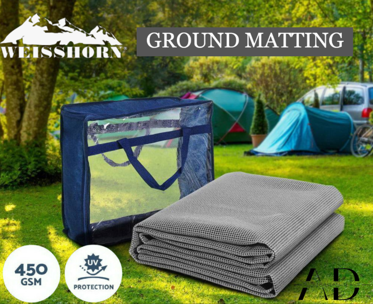 Weisshorn 5M X 2.5M Annex Matting Floor Mats Mesh Caravan Camping Annexe