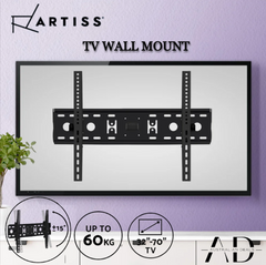 Artiss TV Wall Mount Bracket for 32"-70" LED LCD TVs Tilt Slim Flat Low Profile