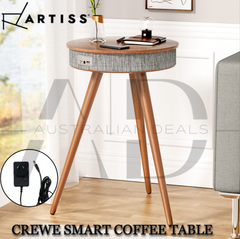 Artiss Smart Coffee Table Wireless Charging Bluetooth Speaker