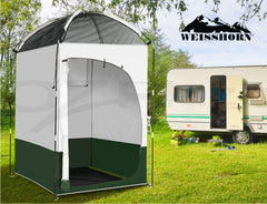 Weisshorn Camping Shower Toilet Tent Outdoor Portable Changing Room Ensuite