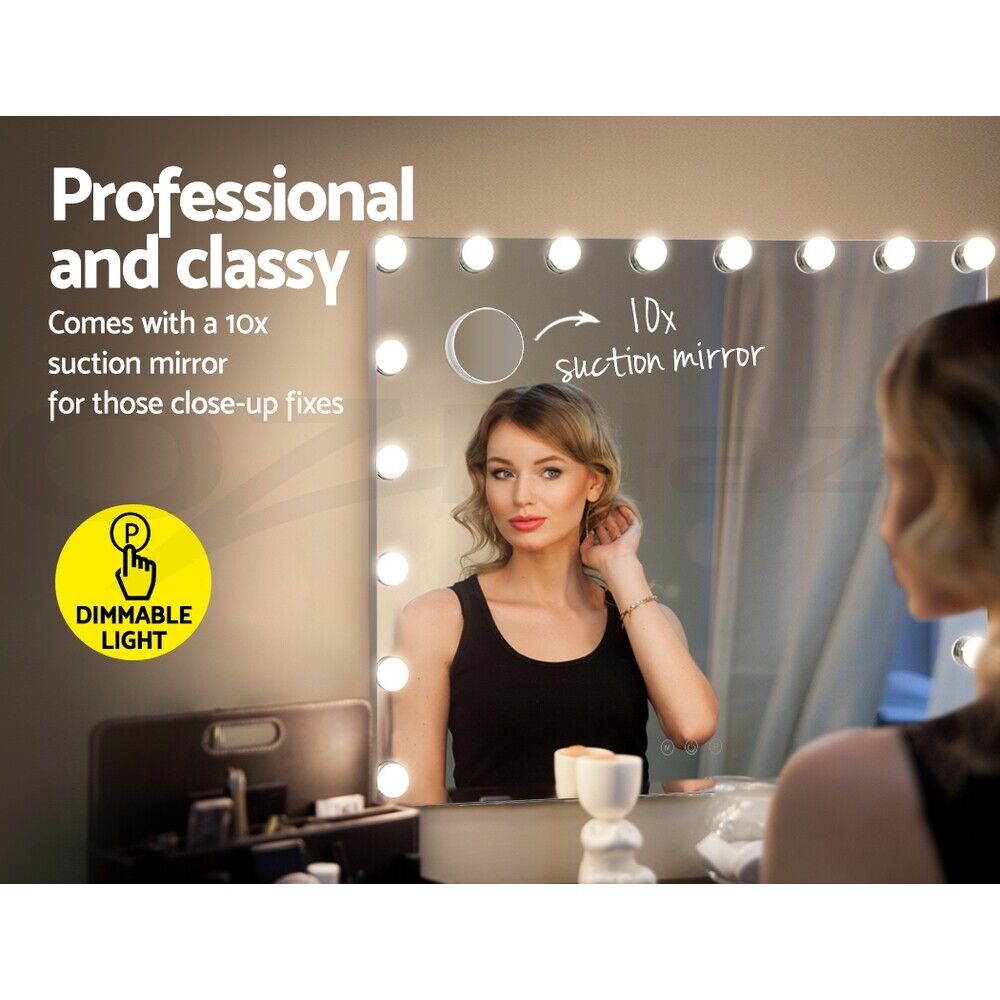 Embellir Bluetooth Makeup Mirror with Light Hollywood LED Wall Mounted Cosmetic