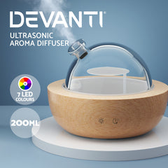 Devanti Aroma Diffuser Aromatherapy Glass 200ml