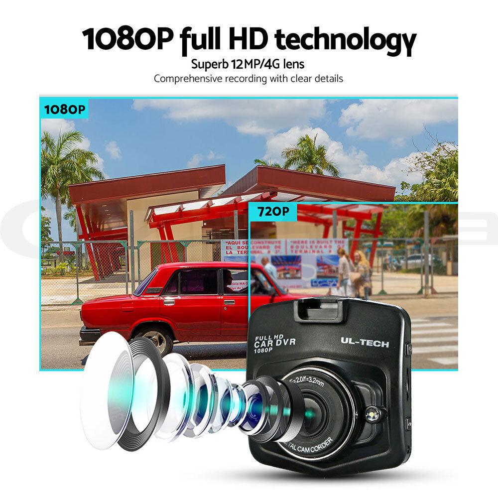 UL-tech Dash Camera 1080P 2.4" Front View,UL-tech Dash Camera 1080P 2.4" Front View Cam Car Video Recorder Night Vision