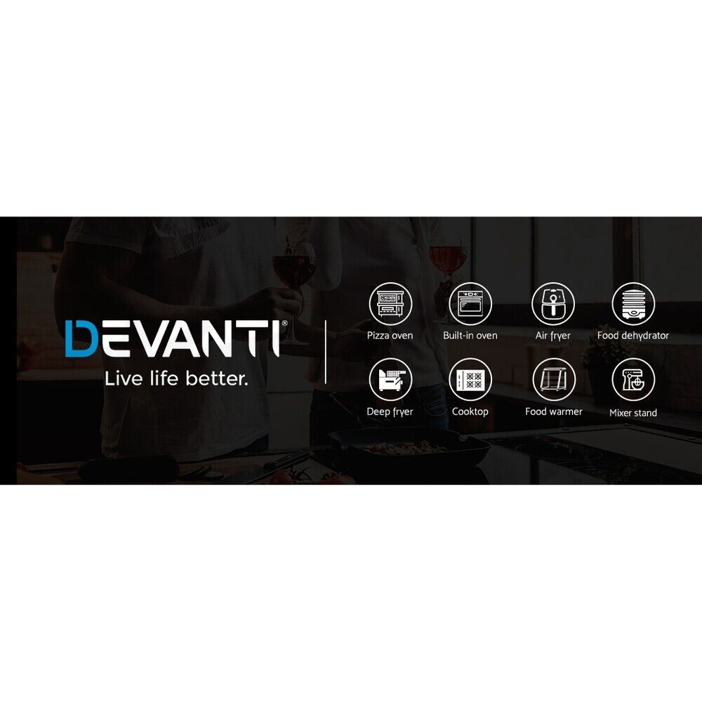 Devanti Electric Ceramic Cooktop 60cm Touch Control