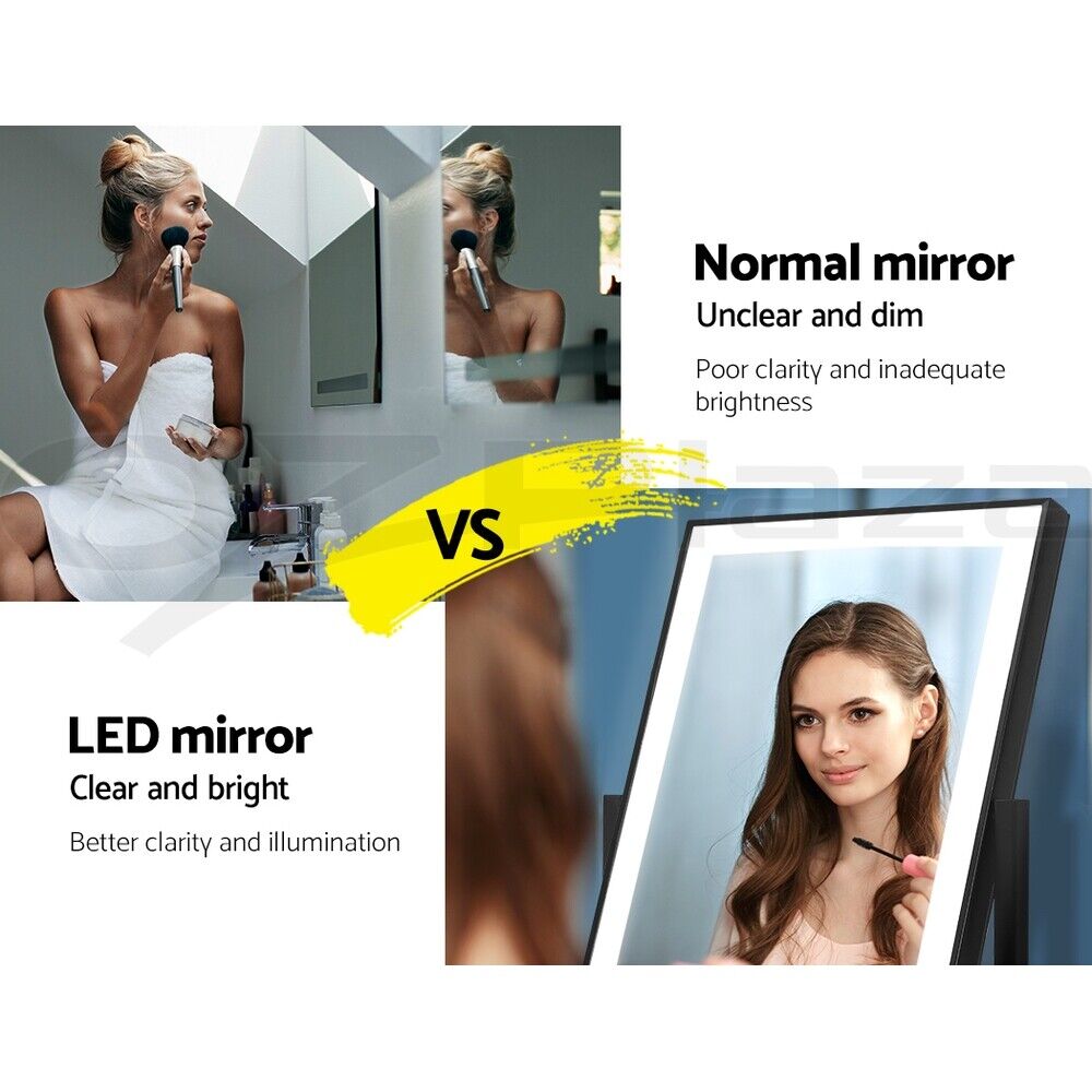 Embellir Hollywood Makeup Mirror With Light LED Strip Standing Tabletop