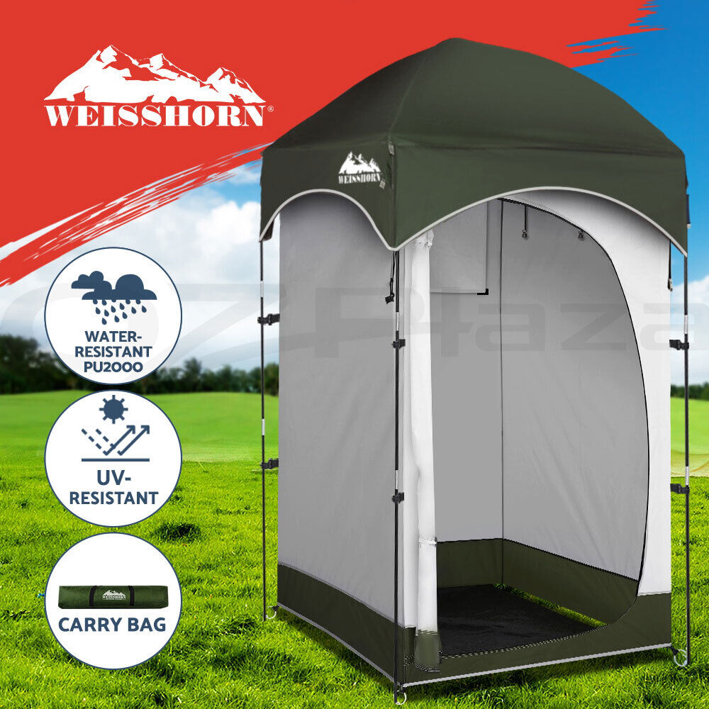 Weisshorn Camping Shower Toilet Tent Outdoor Portable Changing Room Ensuite