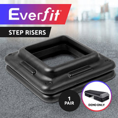 Everfit 2X Aerobic Step Riser Exercise Stepper Block Gym Home Fitness