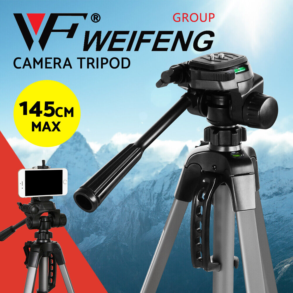 Weifeng Professional Camera Tripod Monopod Stand DSLR Ball Head Mount Flexible