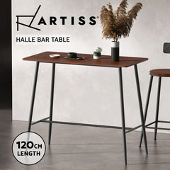 Artiss Halle Bar Table 120CM Rectangular