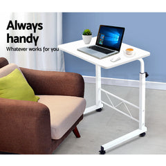 Artiss Laptop Desk Table Adjustable 60CM White