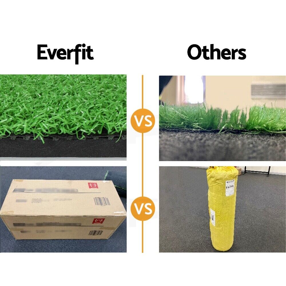 Everfit Golf Hitting Practice Mat Portable Driving Range Training Aid 80x60cm