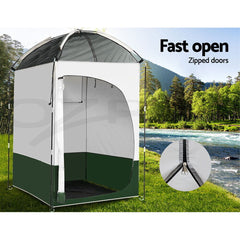 Weisshorn Camping Shower Toilet Tent Outdoor Portable Changing Room Ensuite