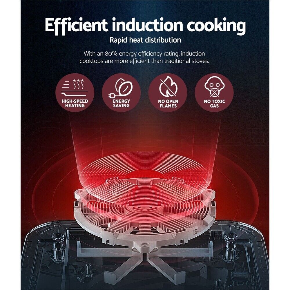 Devanti Induction Cooktop 30cm Portable Cooker