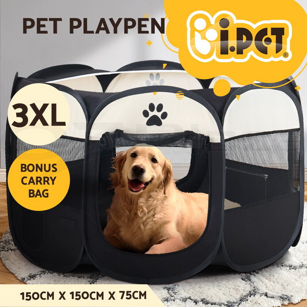 i.Pet Dog Playpen Tent Pet Crate Fence 3XL Enclosure