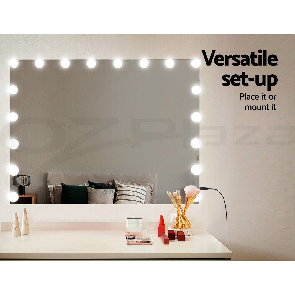 Embellir Bluetooth Makeup Mirror with Light Hollywood LED Wall Mounted Cosmetic