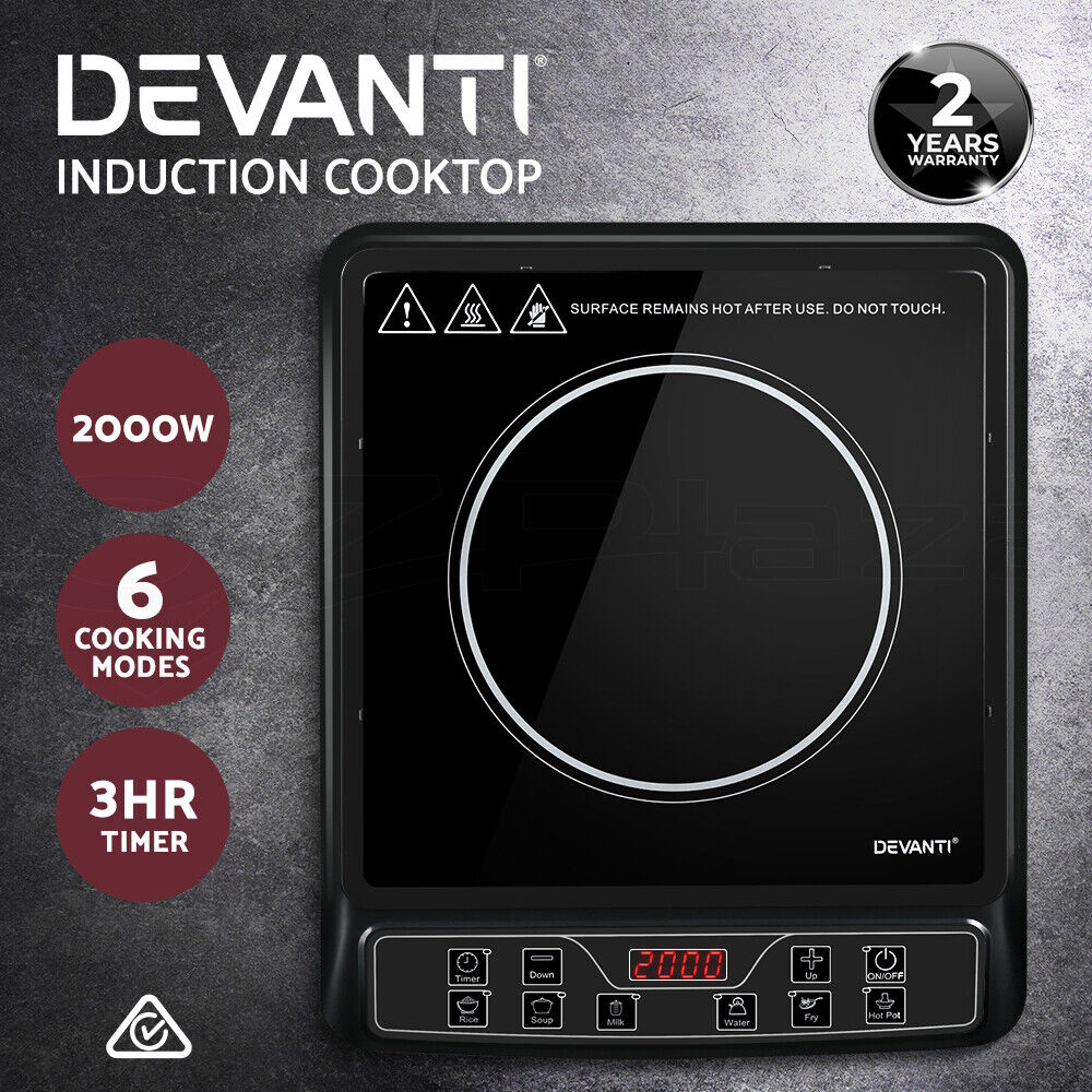 Devanti Induction Cooktop 30cm Portable Cooker