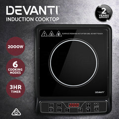 Devanti Induction Cooktop 30cm Portable Cooker