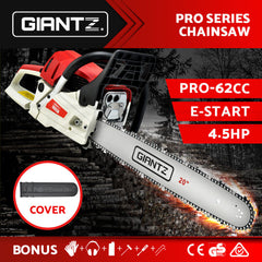 Giantz Chainsaw Petrol 62CC 20" Bar Commercial E-Start Pruning Chain Saw Spark Plug,Giantz Chainsaw Petrol 62CC 20" Bar Commercial Chain Saw E-Start Pruning 4.5HP