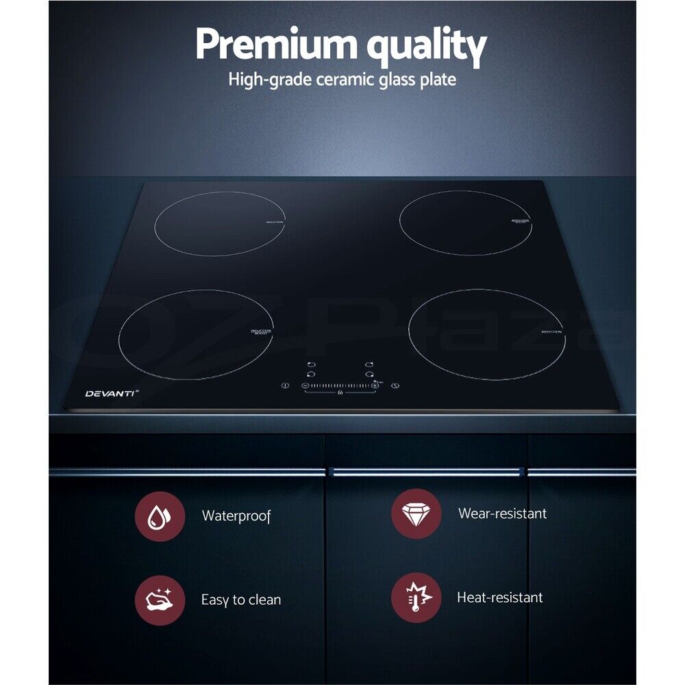 Devanti Induction Cooktop 60cm Electric Cooker