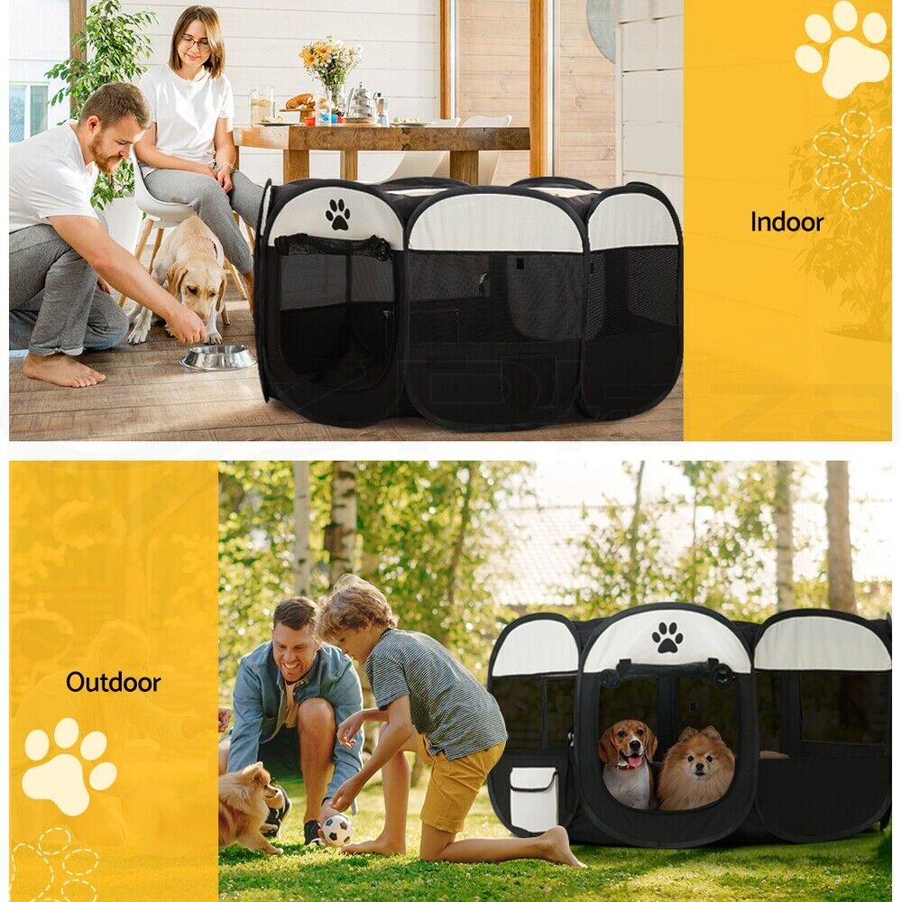 i.Pet Dog Playpen Tent Pet Crate Fence 3XL Enclosure