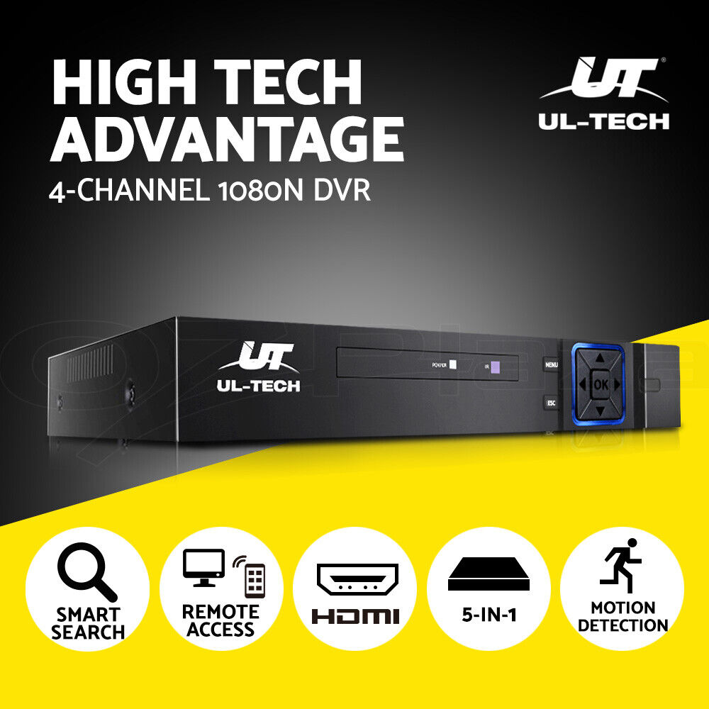 UL-tech 4CH DVR 1080P 5in1 CCTV Video Recorder