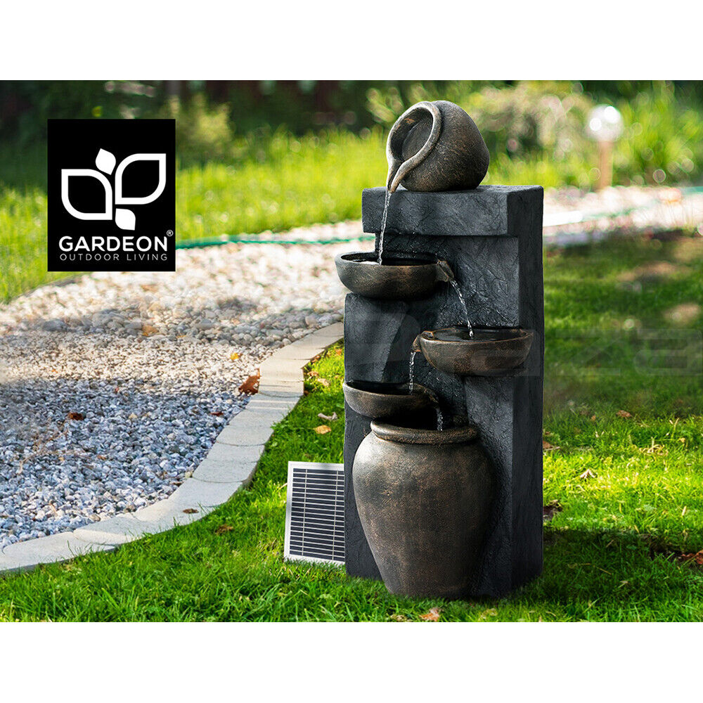 Gardeon Solar Water Feature 5-Tier 99cm