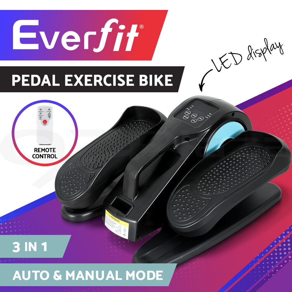 Everfit Automatic Pedal Exercise Bike LCD Display Elliptical Trainer Stepper