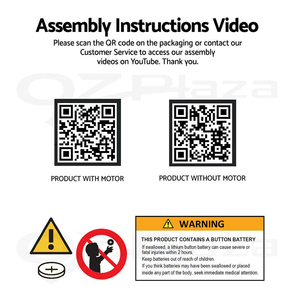 Instahut 230V Folding Arm Awning Replacement Motor with remote 40NM