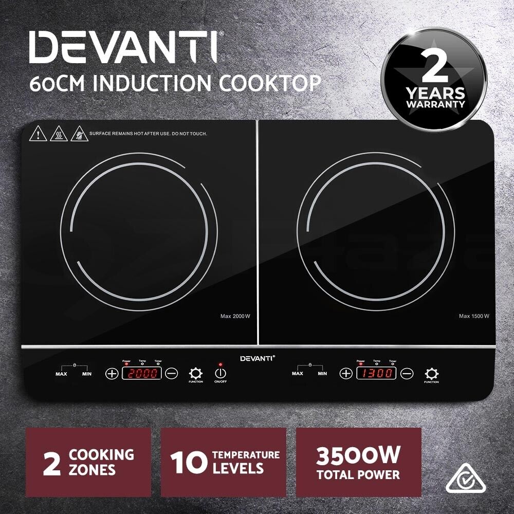 Devanti Induction Cooktop 60cm Portable Cooker