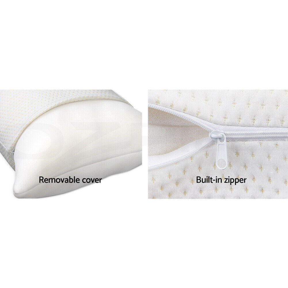 Giselle Bedding Memory Foam Pillow 13cm Thick Twin Pack