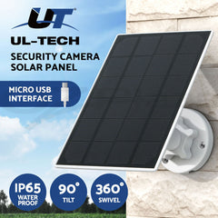 UL-tech Solar Panel For Security Camera Wireless 3W