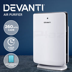 Devanti Air Purifier 3 Stage HEPA w/Replacement Filter