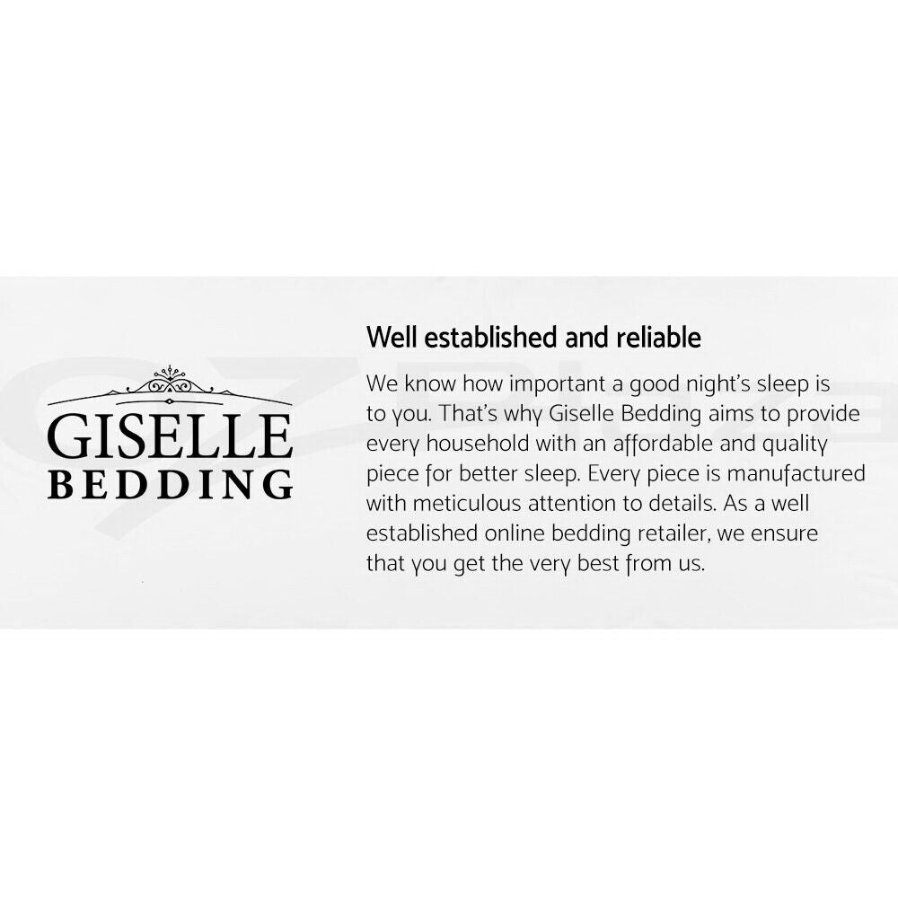 Giselle Bedding Goose Feather Down Pillow Luxury Twin Pack